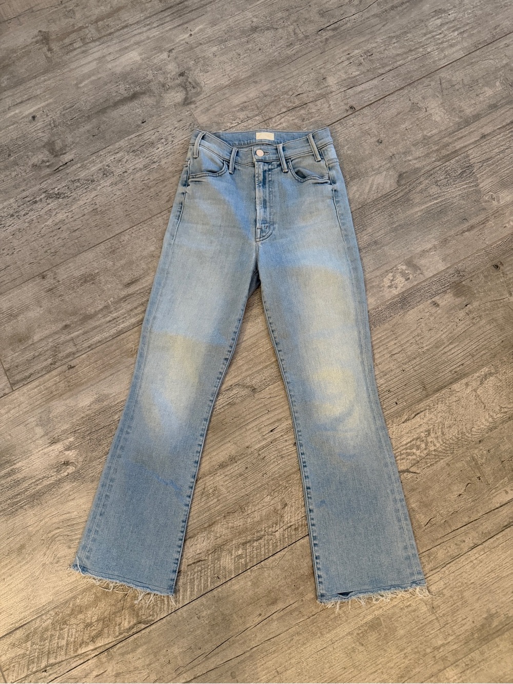 MOTHER The Hustler Ankle Fray When In Rome Jeans